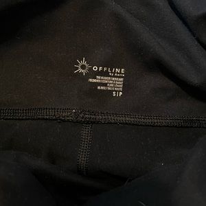 Aerie fold-over flare yoga pants